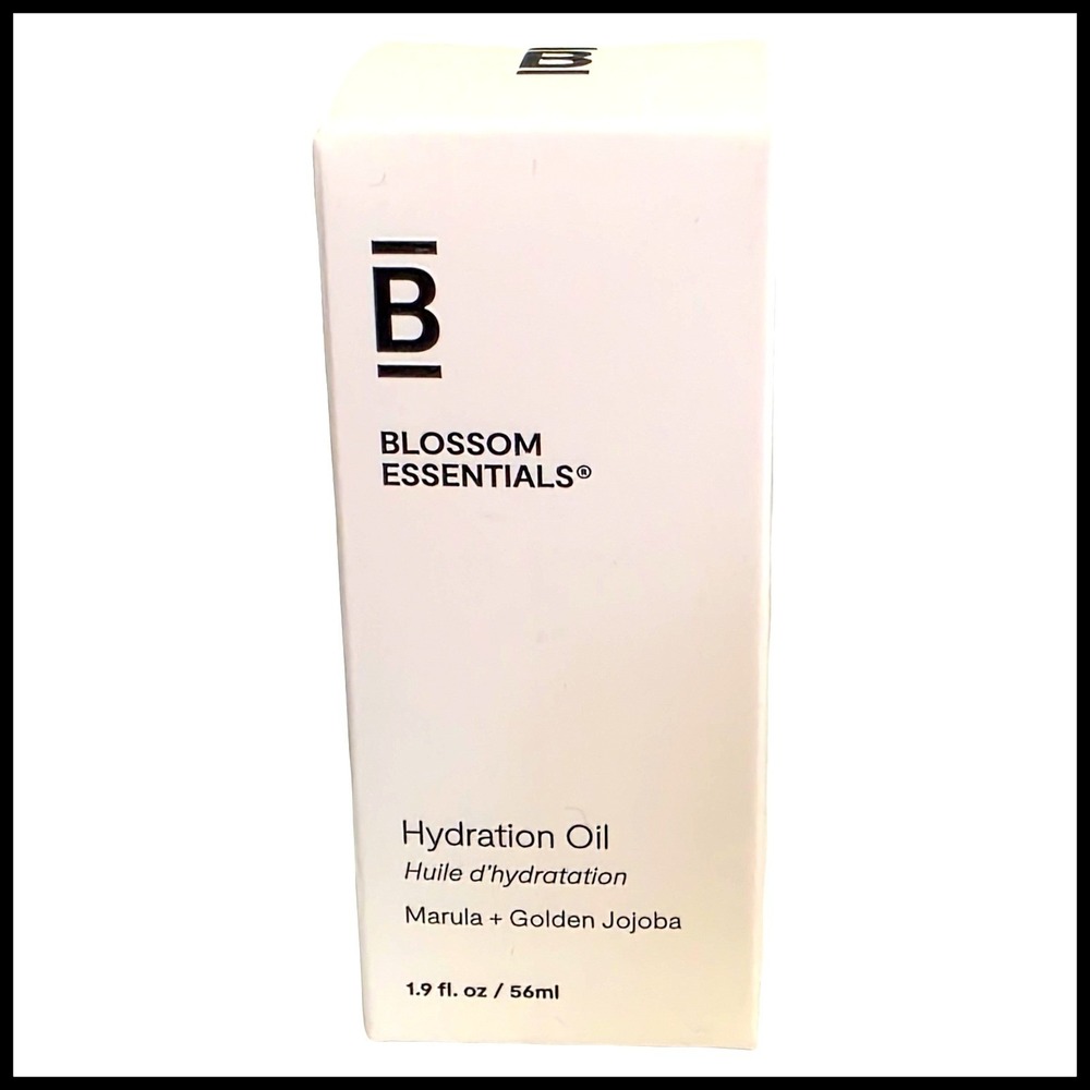 Blossom Essentials Hydration Oil Marula Golden Jojoba Face Body 1.9oz 56ml NEW